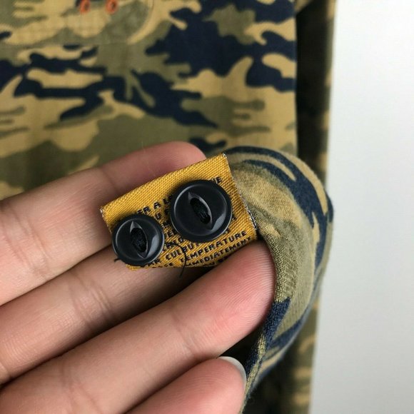 Stapleford Workwear To The State Mens Camouflage Button Up Shirt Sz Medium - Picture 6 of 9